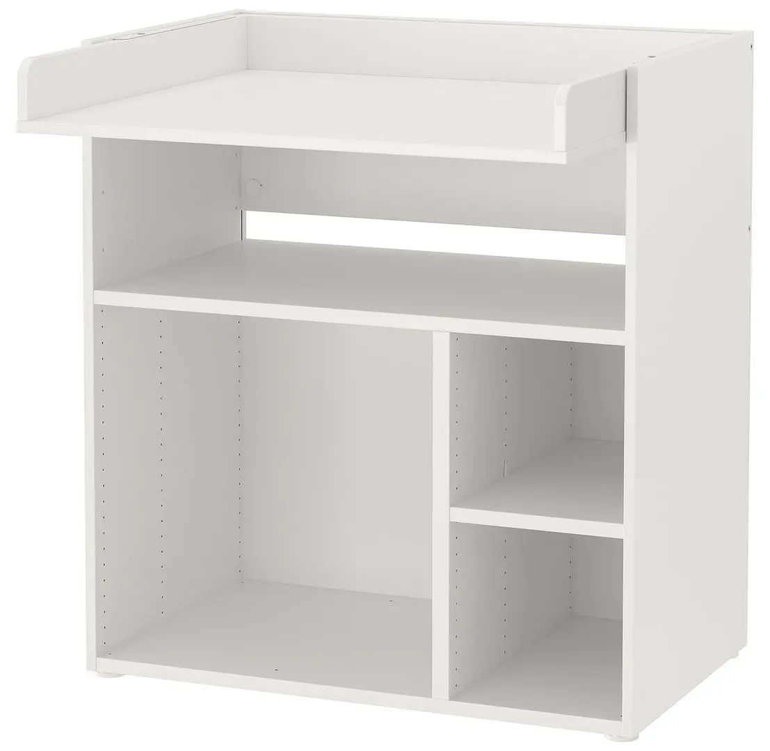 Masa de birou Ikea Smastad 2 sertare 90x79x100 (Allb/Lila Deschis)