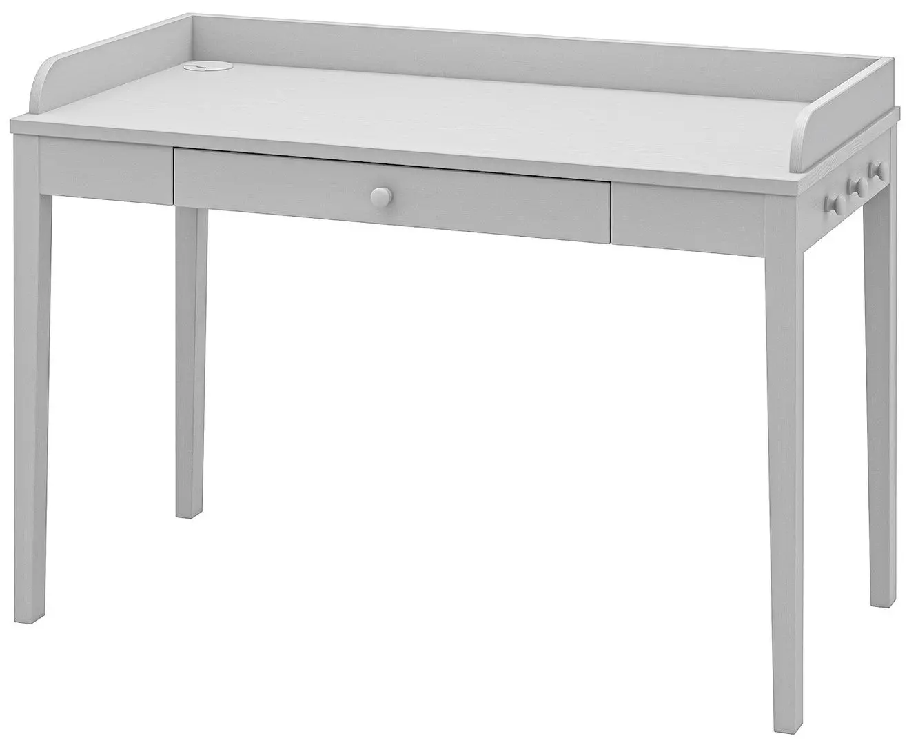 Masa de birou Ikea Smyga cu oglinda 122x66 (Gri)