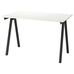 Masa de birou Ikea Trotten 120x70 (Alb/Antracit)