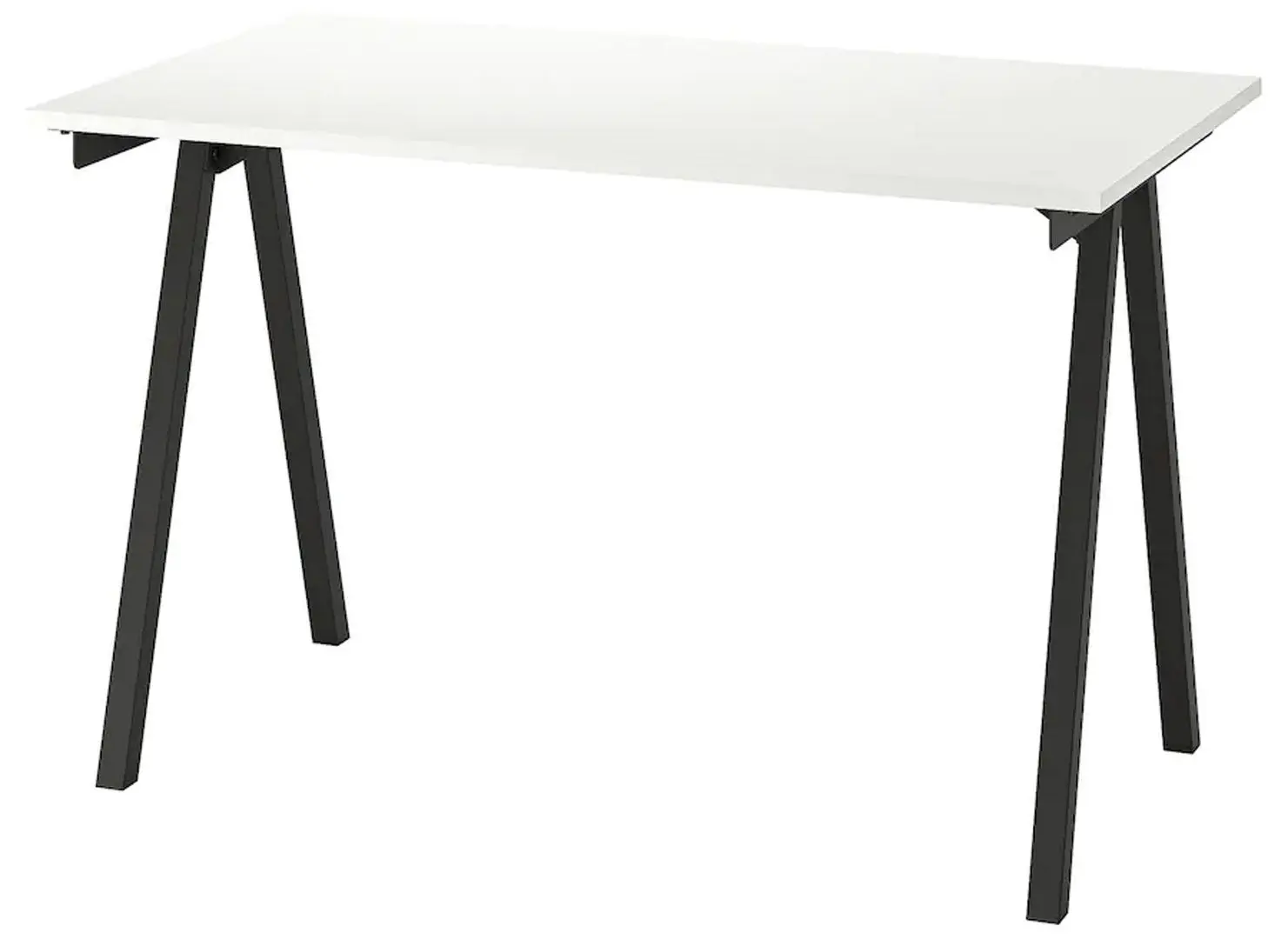 Masa de birou Ikea Trotten 120x70 (Alb/Antracit)