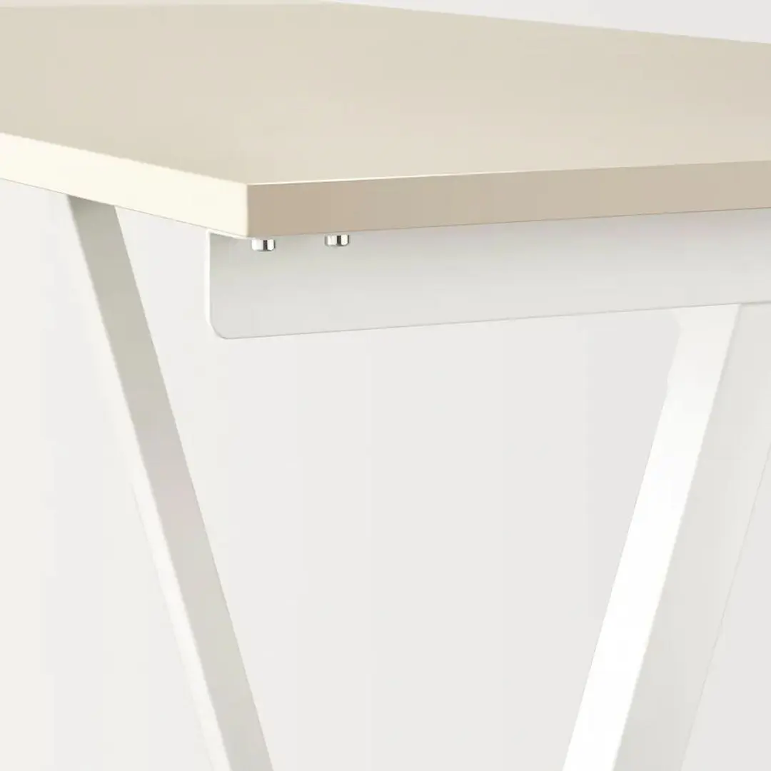 Masa de birou Ikea Trotten 120x70 (Bej/Alb)