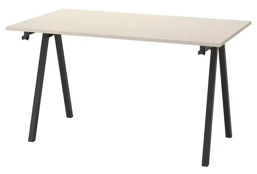 Masa de birou Ikea Trotten 140x80 (Bej/Antracit)