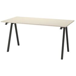 Masa de birou Ikea Trotten 160x80 (Bej/Antracit)