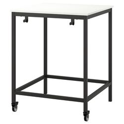 Стол для конференций Ikea Trotten 80x80 (Белый/Антрацит)