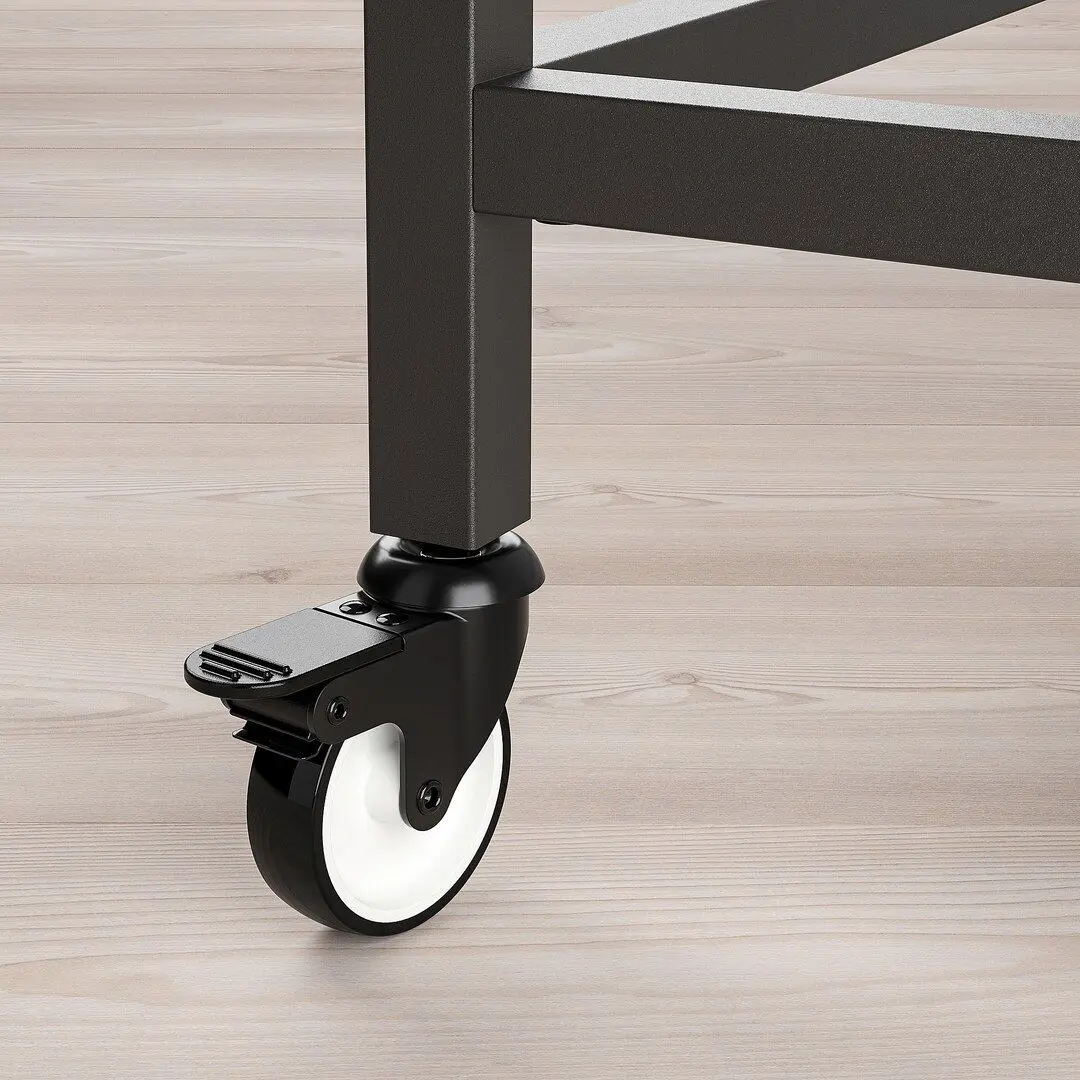 Стол для конференций Ikea Trotten 80x80 (Бежевый/Антрацит) - 3