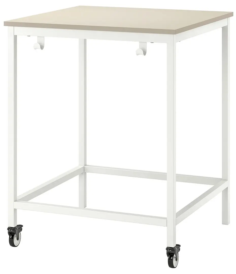 Masa pentru conferinte Ikea Trotten 80x80 (Bej/Alb)