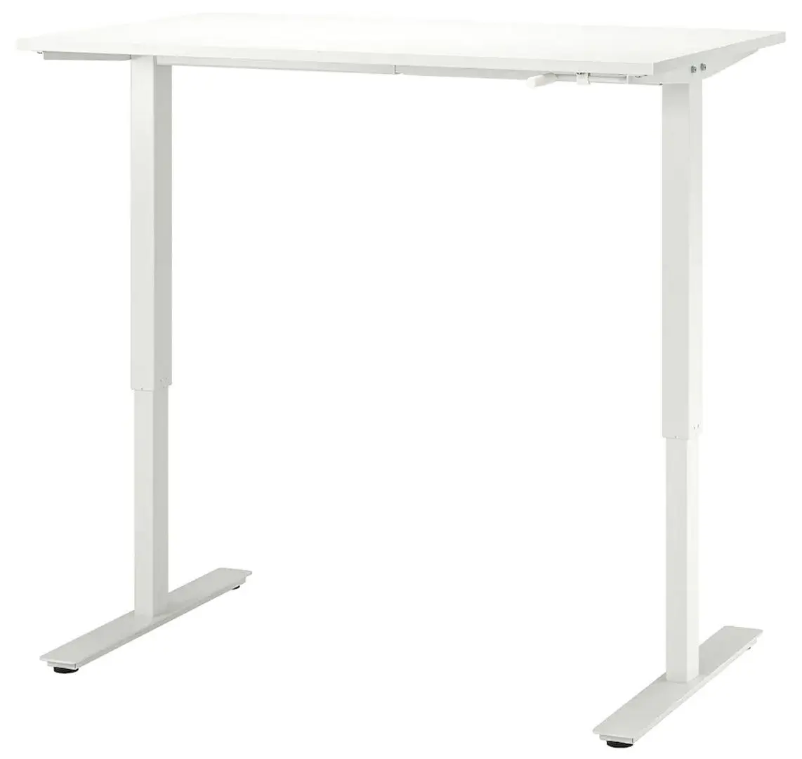 Masa de birou Ikea Trotten inaltime reglabila 120x70 (Alb)