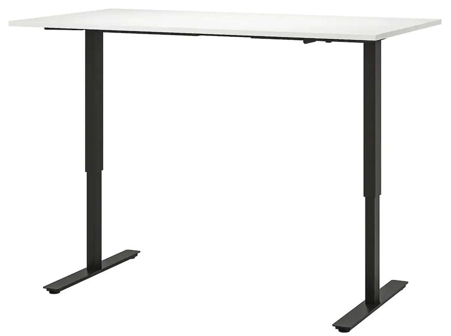 Masa de birou Ikea Trotten cu inaltime reglabila 160x80 (Alb/Antracit)