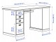 Письменный стол Ikea Vebjorn 140x72 (Бежевый)