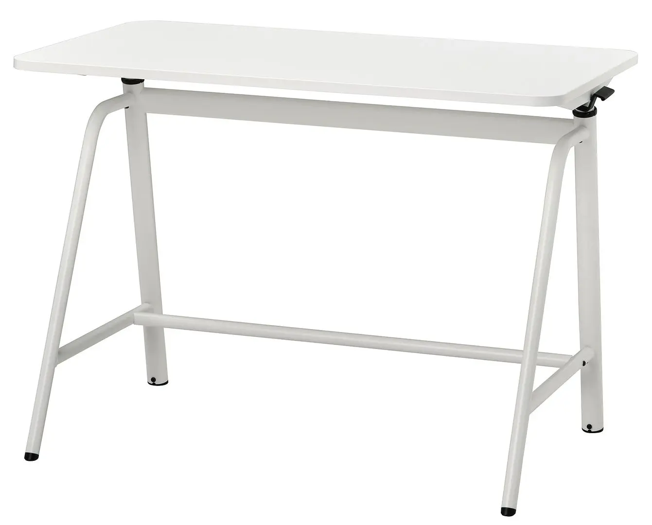Masa de birou reglabila Ikea Gladhojden 100x60 (Alb)