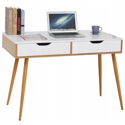 Masa de birou Jumi CM-305311 (White/Oak) Thumb
