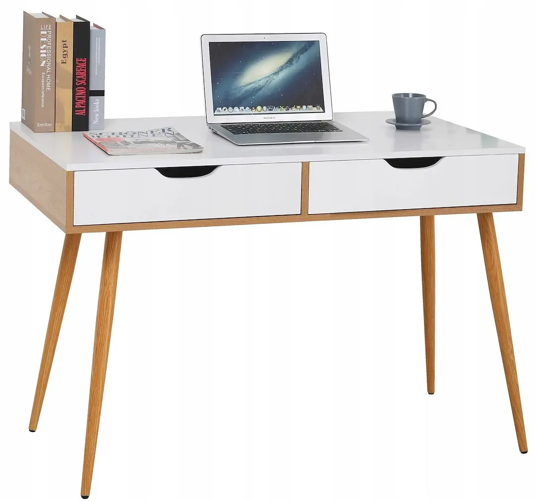 Masa de birou Jumi CM-305311 (White/Oak) - 2