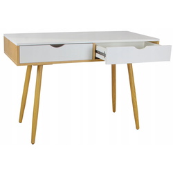Masa de birou Jumi CM-305311 (White/Oak) Thumb