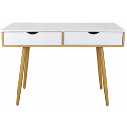 Masa de birou Jumi CM-305311 (White/Oak) Thumb