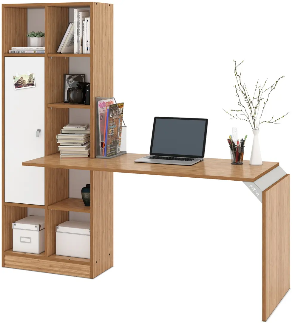 Masa de birou Magnusplus Opus 147 (Sonoma Oak)