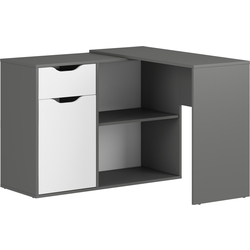 Письменный стол Magnusplus Spacy 2 (Graphite/White) Thumb