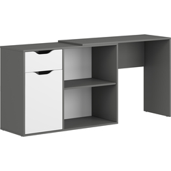 Письменный стол Magnusplus Spacy 2 (Graphite/White) Thumb