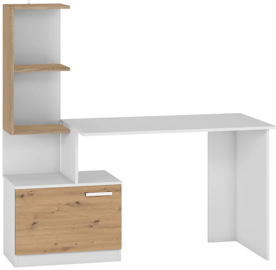 Masa de birou Magnusplus Table 1 (Artisan Oak/White)