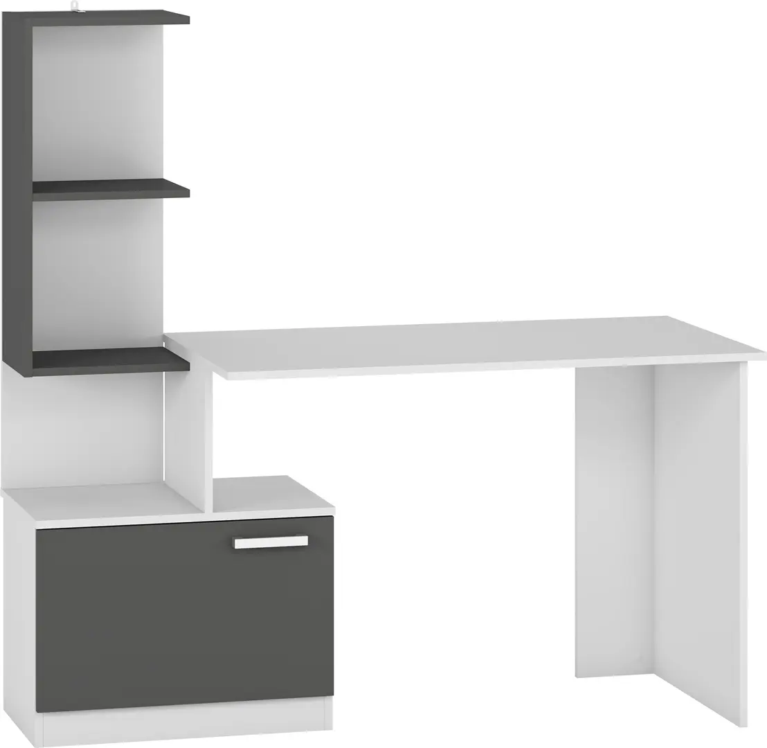 Masa de birou Magnusplus Table 1 (Graphite/White)
