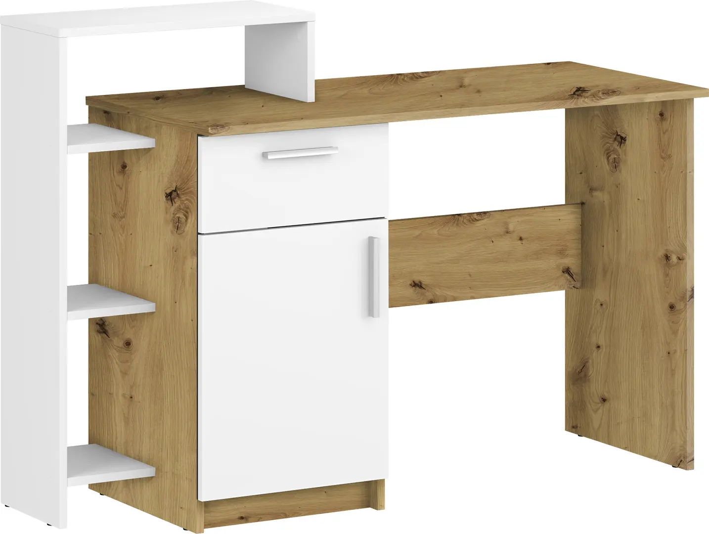 Masa de birou Magnusplus Table 12 (Artisan Oak/White)