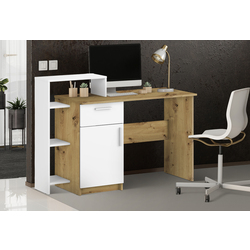 Masa de birou Magnusplus Table 12 (Artisan Oak/White)