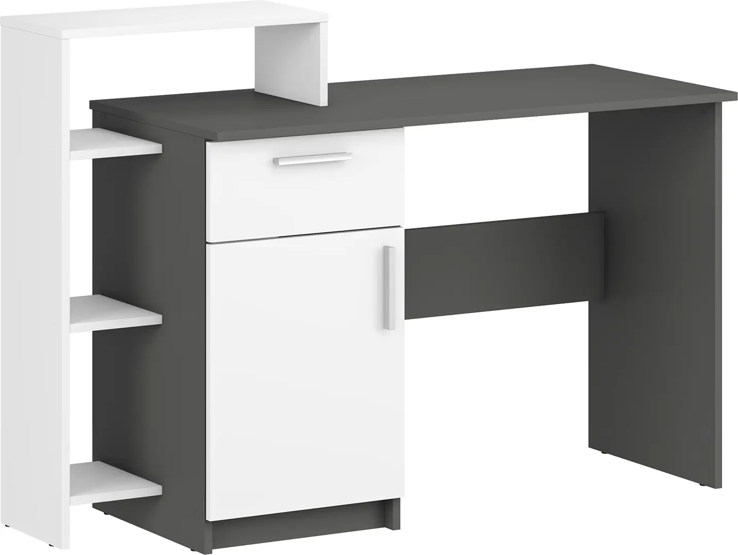 Masa de birou Magnusplus Table 12 (Graphite/White)