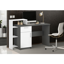 Masa de birou Magnusplus Table 12 (Graphite/White)