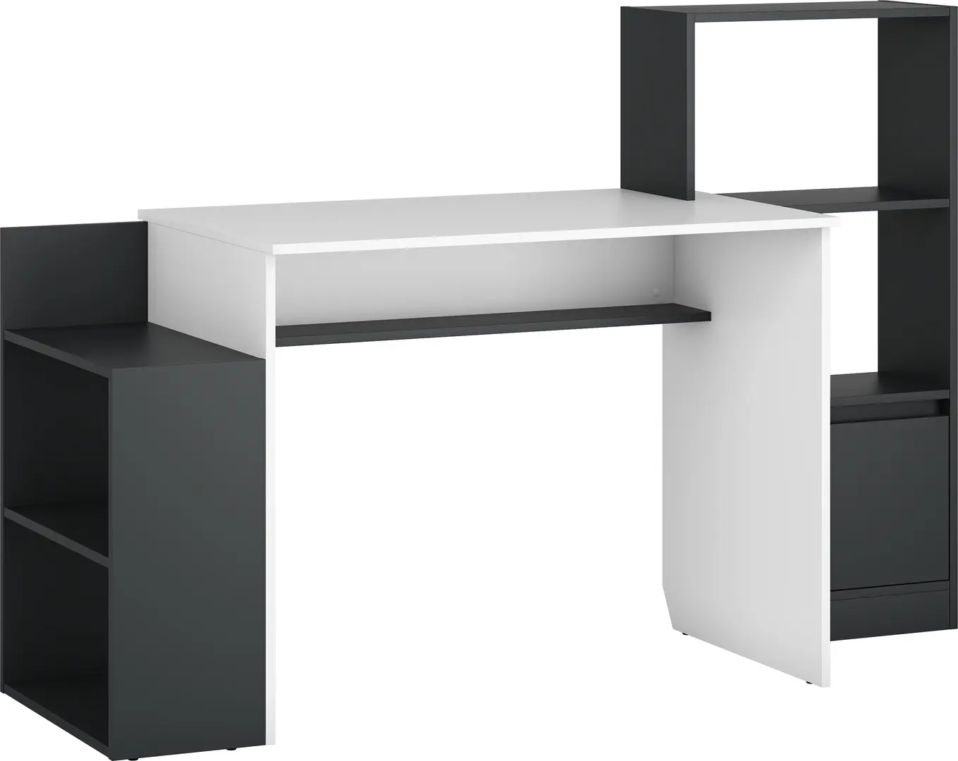 Masa de birou Magnusplus Table 2 (Graphite/White)