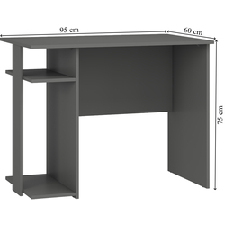 Masa de birou Magnusplus Table 95x60x75 (Graphite) Thumb