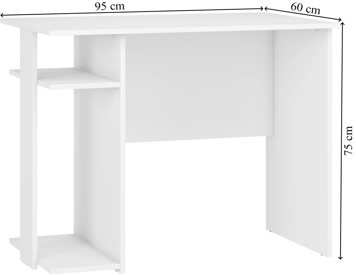 Masa de birou Magnusplus Table 95x60x75 (White)