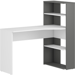 Masa de birou Magnusplus Teddy (White/Graphite) Thumb