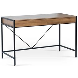 Письменный стол Mebel Elite Ally 60x123 (Walnut/Black) Thumb