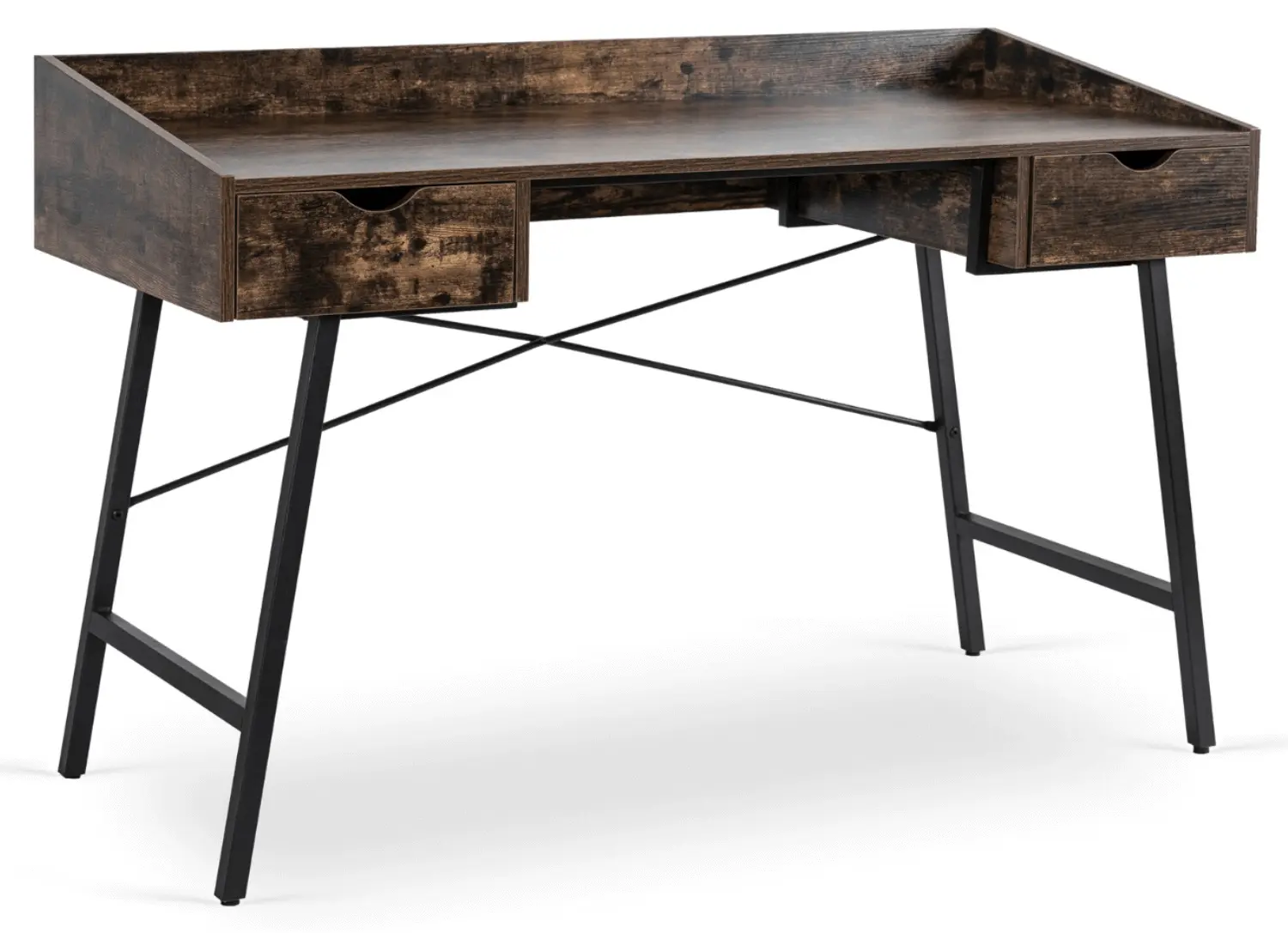 Masa de birou Mebel Elite ICE 133 (Rustic Oak/Black)