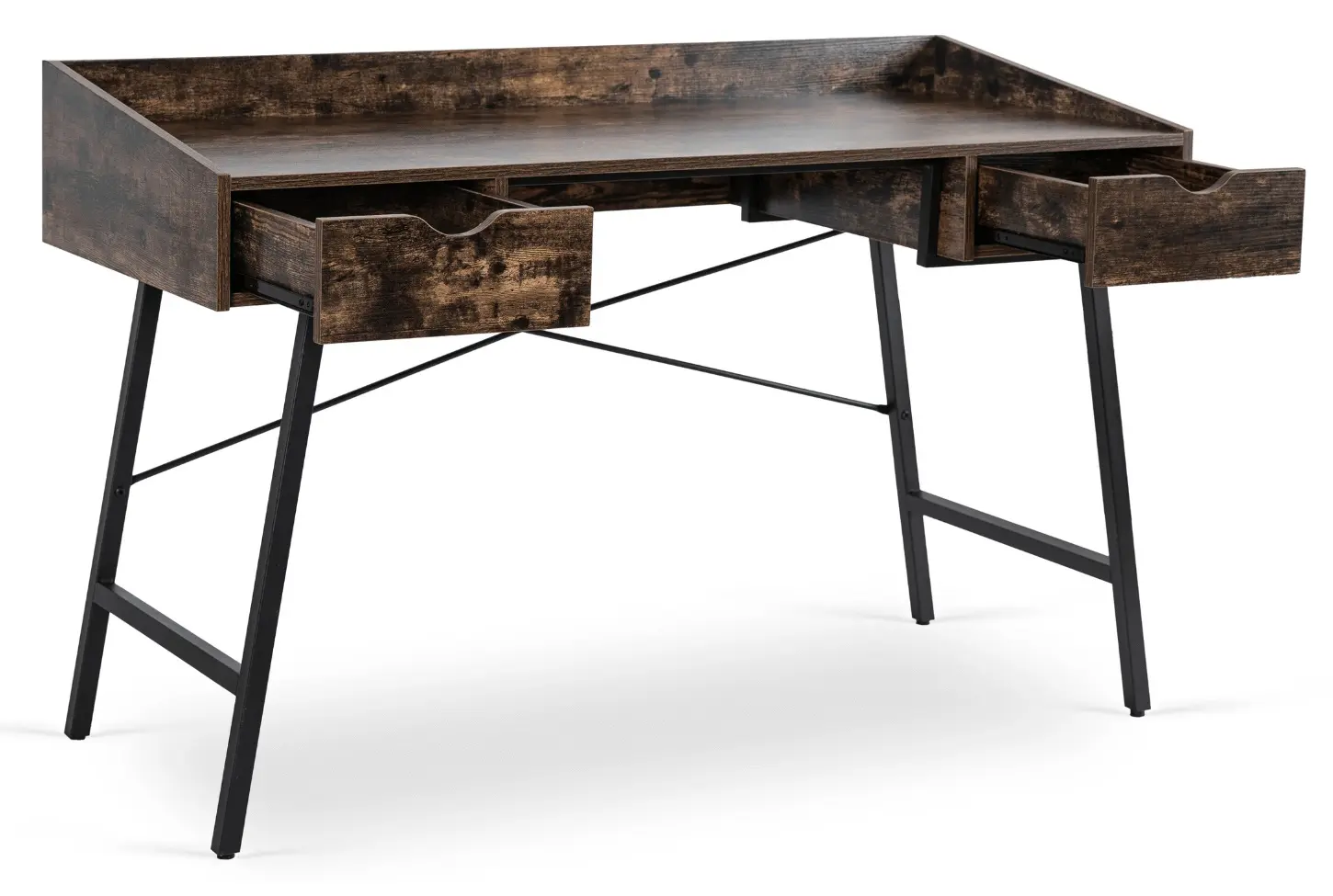 Masa de birou Mebel Elite ICE 133 (Rustic Oak/Black)