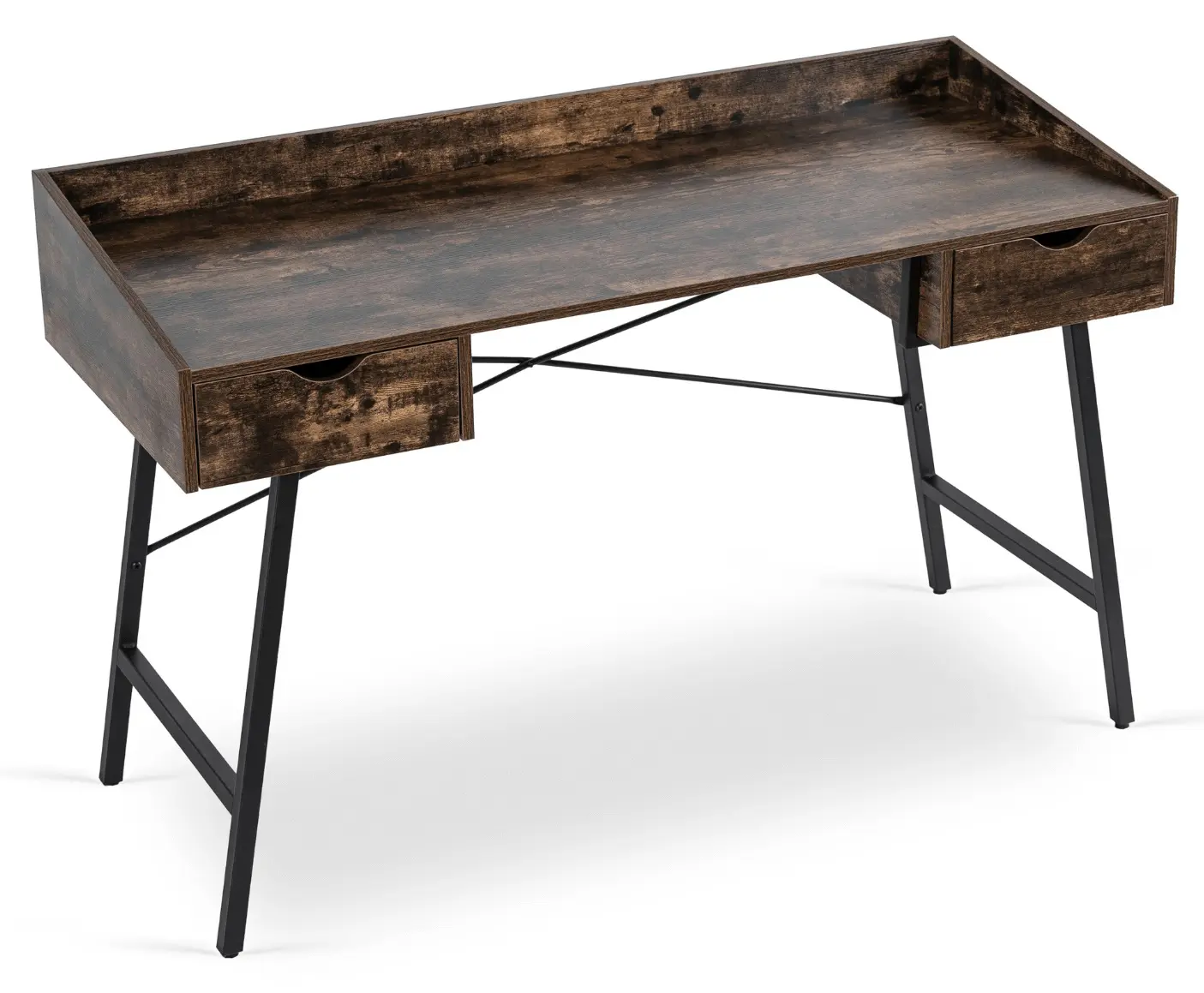 Masa de birou Mebel Elite ICE 133 (Rustic Oak/Black)