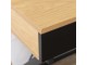 Masa pentru birou Mebel Elite Rea 60x120 (Craft Oak Golden/Black)