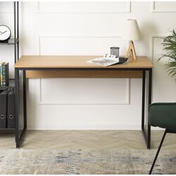 Письменный стол Mebel Elite Ross 60x120 (Craft Oak Golden/Black)