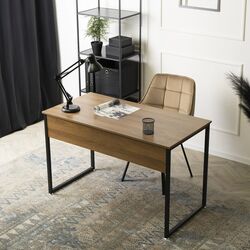 Письменный стол Mebel Elite Ross 60x120 (Rustic Oak/Black) Thumb