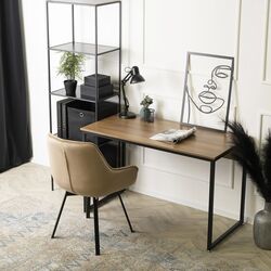 Письменный стол Mebel Elite Ross 60x120 (Rustic Oak/Black) Thumb