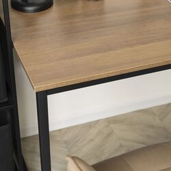 Письменный стол Mebel Elite Ross 60x120 (Rustic Oak/Black) Thumb