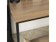 Masa pentru birou Mebel Elite Ross 60x120 (Rustic Oak/Black)