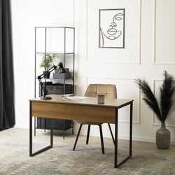Письменный стол Mebel Elite Ross 60x120 (Rustic Oak/Black) Thumb