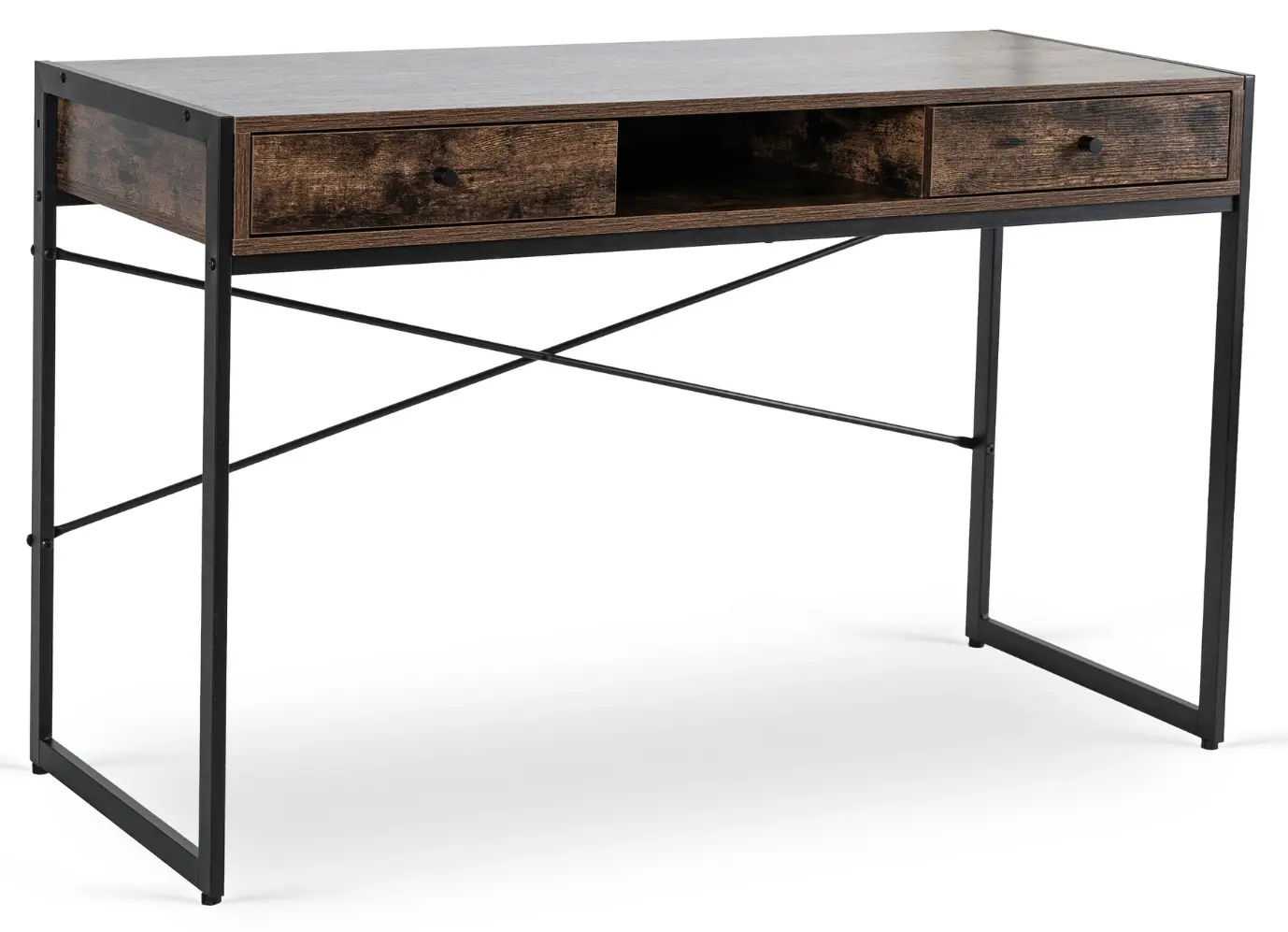 Masa de birou Mebel Elite Step 123 (Brown/Black)