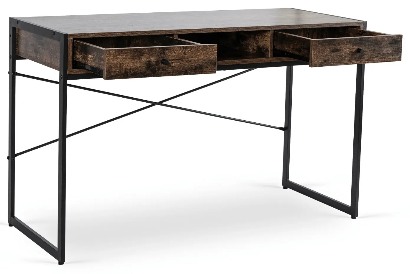 Masa de birou Mebel Elite Step 123 (Brown/Black)