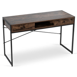 Masa de birou Mebel Elite Step 123 (Brown/Black) Thumb