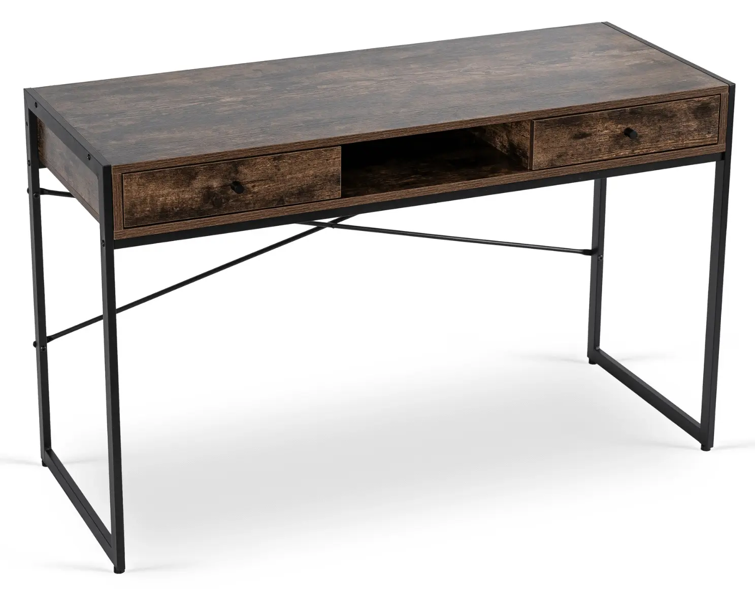 Masa de birou Mebel Elite Step 123 (Brown/Black)