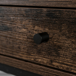 Masa de birou Mebel Elite Step 123 (Brown/Black) Thumb