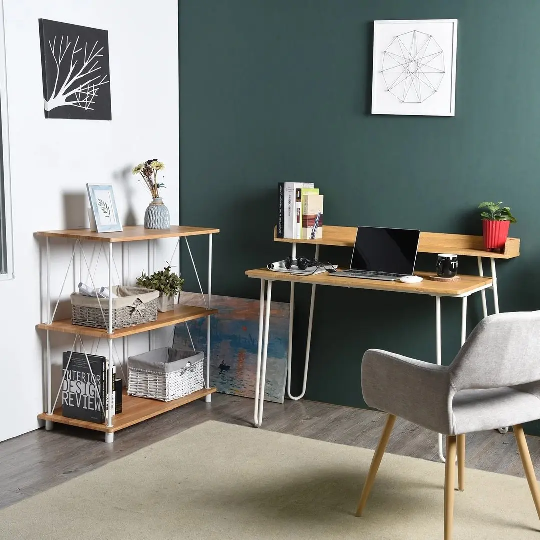 Masa de birou Meubles Cosy Acer (Oak/White)