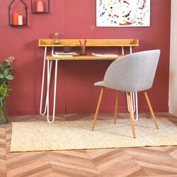 Masa de birou Meubles Cosy Acer (Oak/White) Thumb