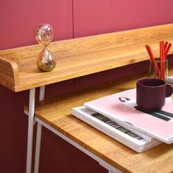 Masa de birou Meubles Cosy Acer (Oak/White) Thumb